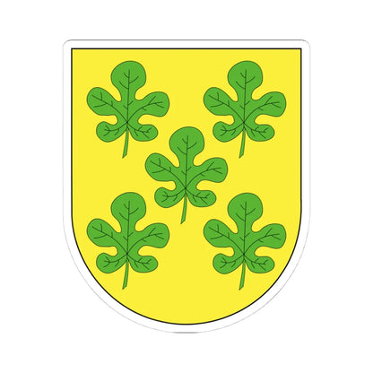 Escudo apellido Figueroa (Argentina) (Coat of Arms) STICKER Vinyl Kiss-Cut Decal 4 Inch White - The Sticker Space