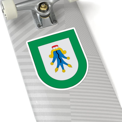 Escudo Aquixtla (Mexico) (Coat of Arms) STICKER Vinyl Kiss-Cut Decal - The Sticker Space