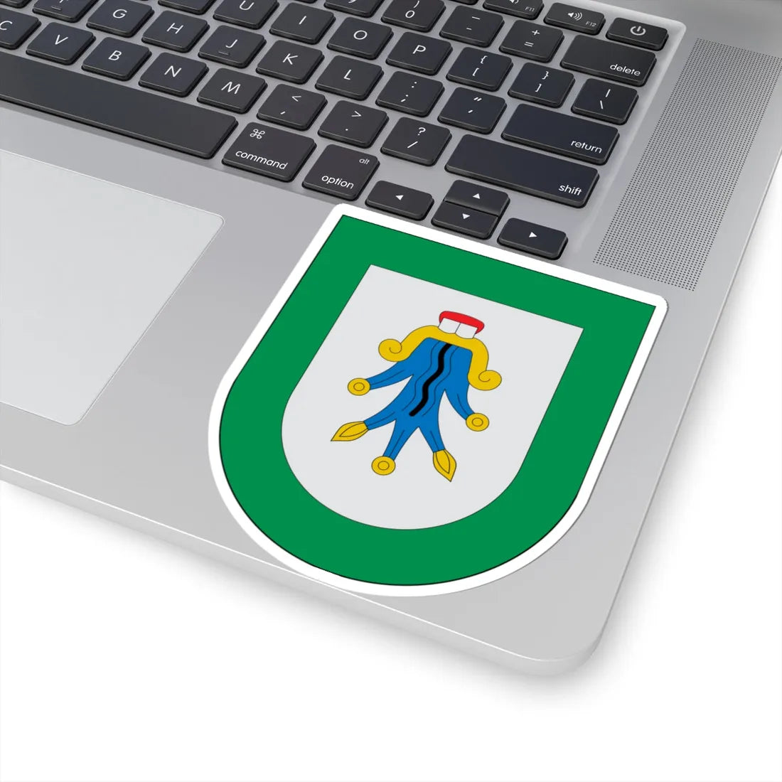 Escudo Aquixtla (Mexico) (Coat of Arms) STICKER Vinyl Kiss-Cut Decal - The Sticker Space