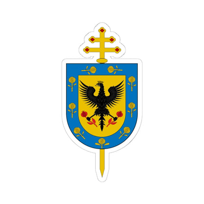 Escudo Arquidiócesis de Bogotá (Colombia) (Coat of Arms) STICKER Vinyl Kiss-Cut Decal 6 Inch White - The Sticker Space