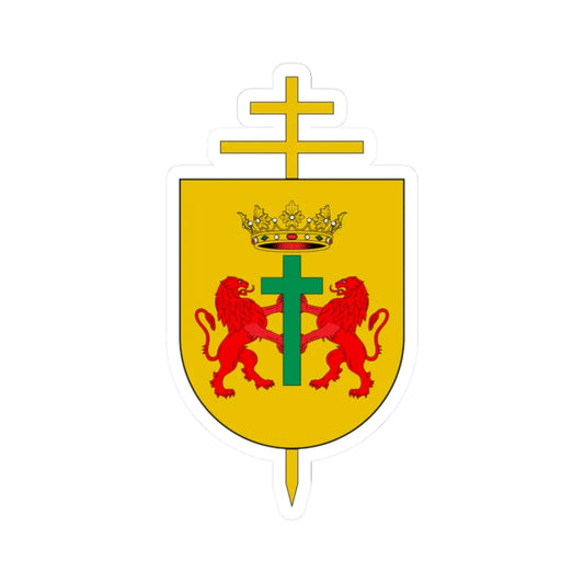 Escudo Arquidiócesis de Cartagena de Indias (Colombia) (Coat of Arms) STICKER Vinyl Kiss-Cut Decal 2 Inch White - The Sticker Space