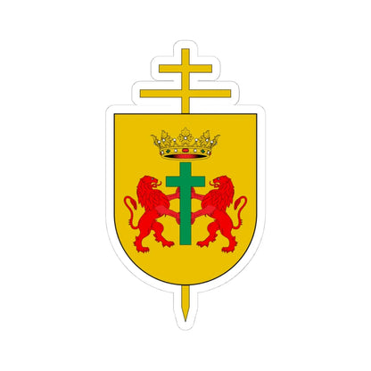 Escudo Arquidiócesis de Cartagena de Indias (Colombia) (Coat of Arms) STICKER Vinyl Kiss-Cut Decal 4 Inch White - The Sticker Space