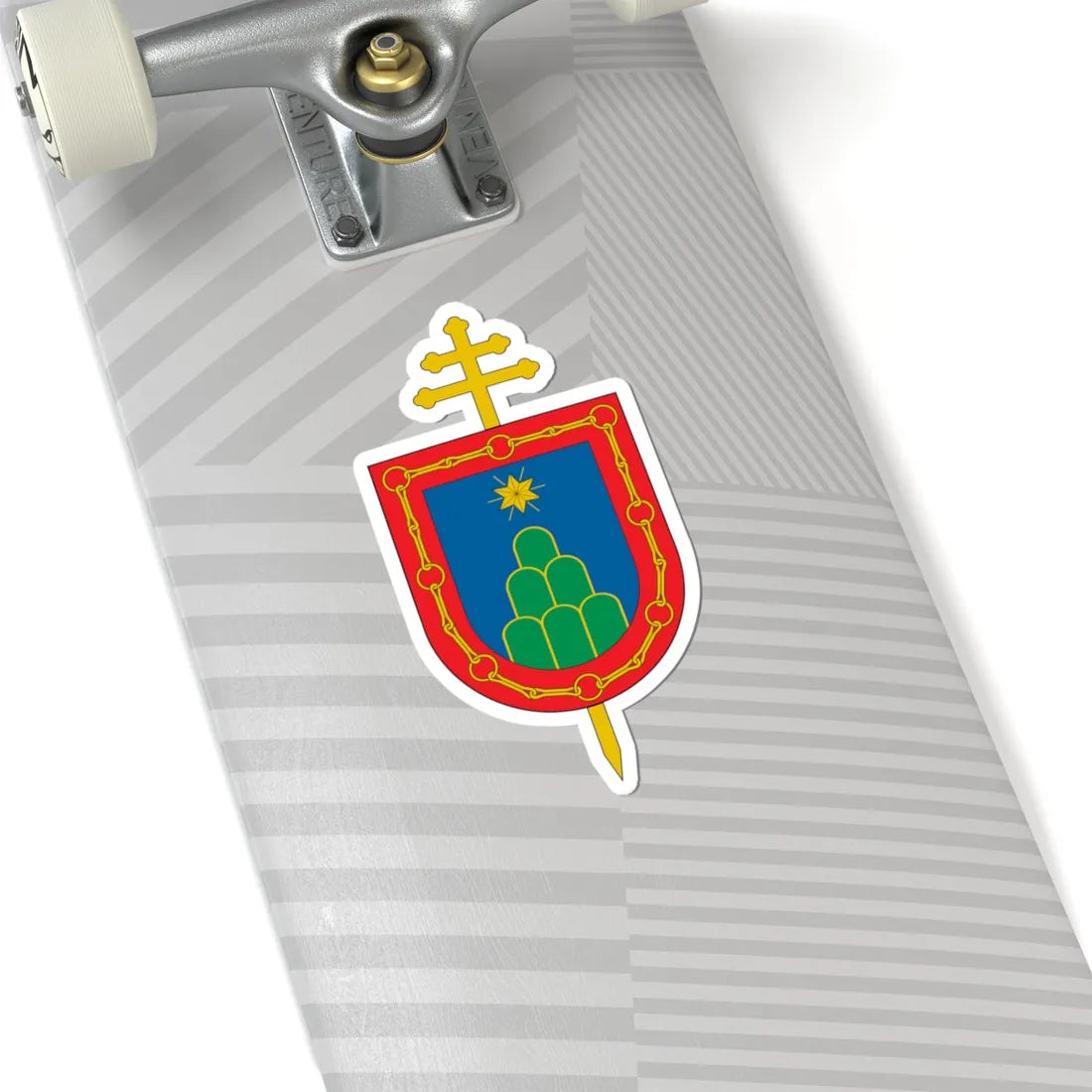 Escudo Arquidiócesis de Nueva Pamplona (Colombia) (Coat of Arms) STICKER Vinyl Kiss-Cut Decal - The Sticker Space