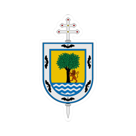 Escudo Arquidiócesis de Santa Fe de Antioquia (Colombia) (Coat of Arms) STICKER Vinyl Kiss-Cut Decal 2 Inch White - The Sticker Space