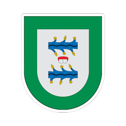 Escudo Atzala (Mexico) (Coat of Arms) STICKER Vinyl Kiss-Cut Decal 6 Inch White - The Sticker Space