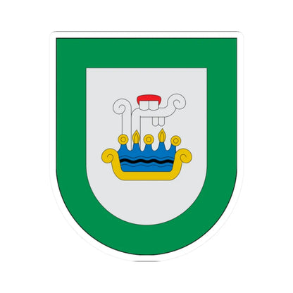 Escudo Axutla (Mexico) (Coat of Arms) STICKER Vinyl Kiss-Cut Decal 2 Inch White - The Sticker Space