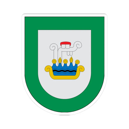 Escudo Axutla (Mexico) (Coat of Arms) STICKER Vinyl Kiss-Cut Decal 3 Inch White - The Sticker Space