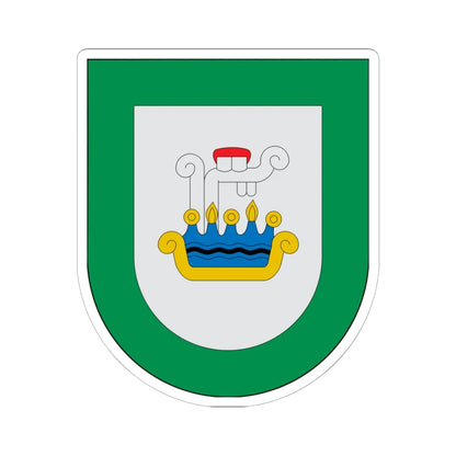 Escudo Axutla (Mexico) (Coat of Arms) STICKER Vinyl Kiss-Cut Decal 6 Inch White - The Sticker Space