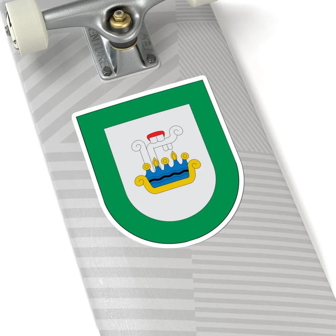 Escudo Axutla (Mexico) (Coat of Arms) STICKER Vinyl Kiss-Cut Decal - The Sticker Space