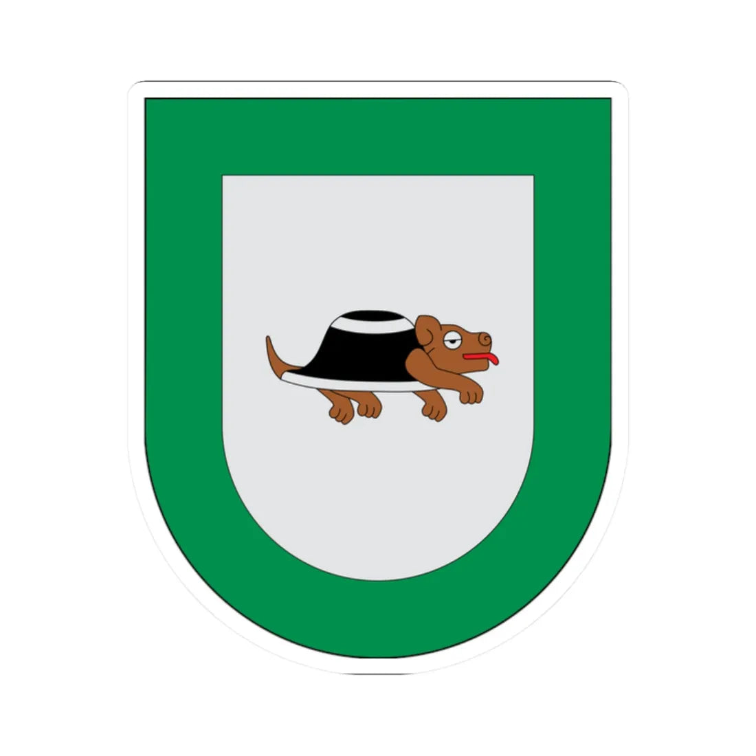 Escudo Ayotoxco de Guerrero (Mexico) (Coat of Arms) STICKER Vinyl Kiss-Cut Decal 2 Inch White - The Sticker Space