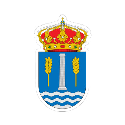 Escudo Azuqueca de Henares (Spain) (Coat of Arms) STICKER Vinyl Kiss-Cut Decal 4 Inch White - The Sticker Space
