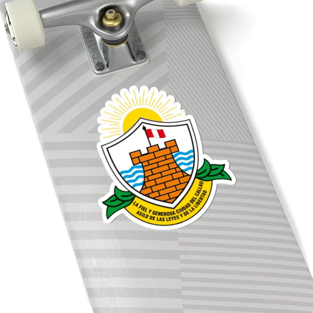 Escudo Callao (Peru) (Coat of Arms) STICKER Vinyl Kiss-Cut Decal - The Sticker Space