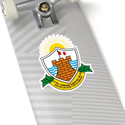 Escudo Callao (Peru) (Coat of Arms) STICKER Vinyl Kiss-Cut Decal - The Sticker Space
