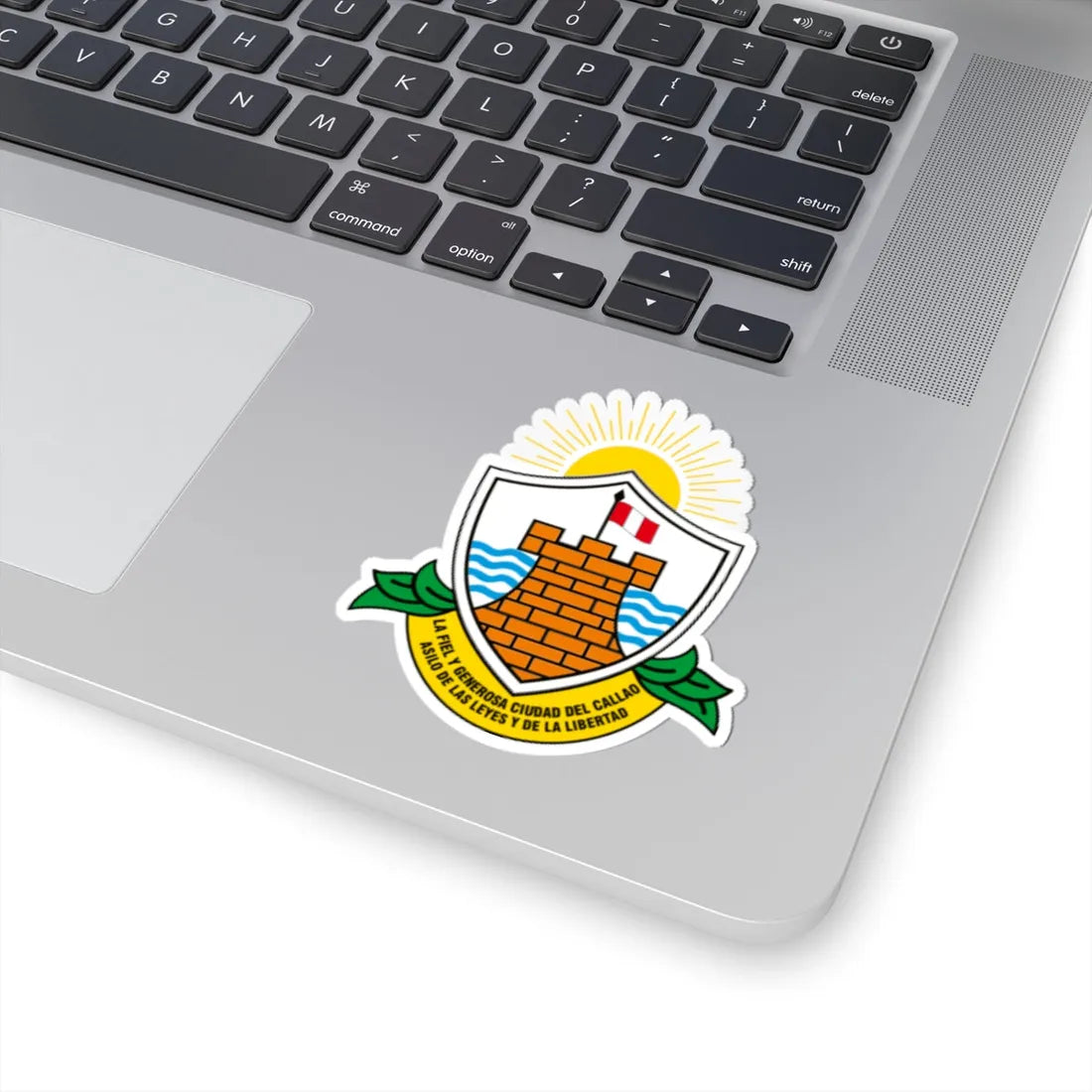 Escudo Callao (Peru) (Coat of Arms) STICKER Vinyl Kiss-Cut Decal - The Sticker Space