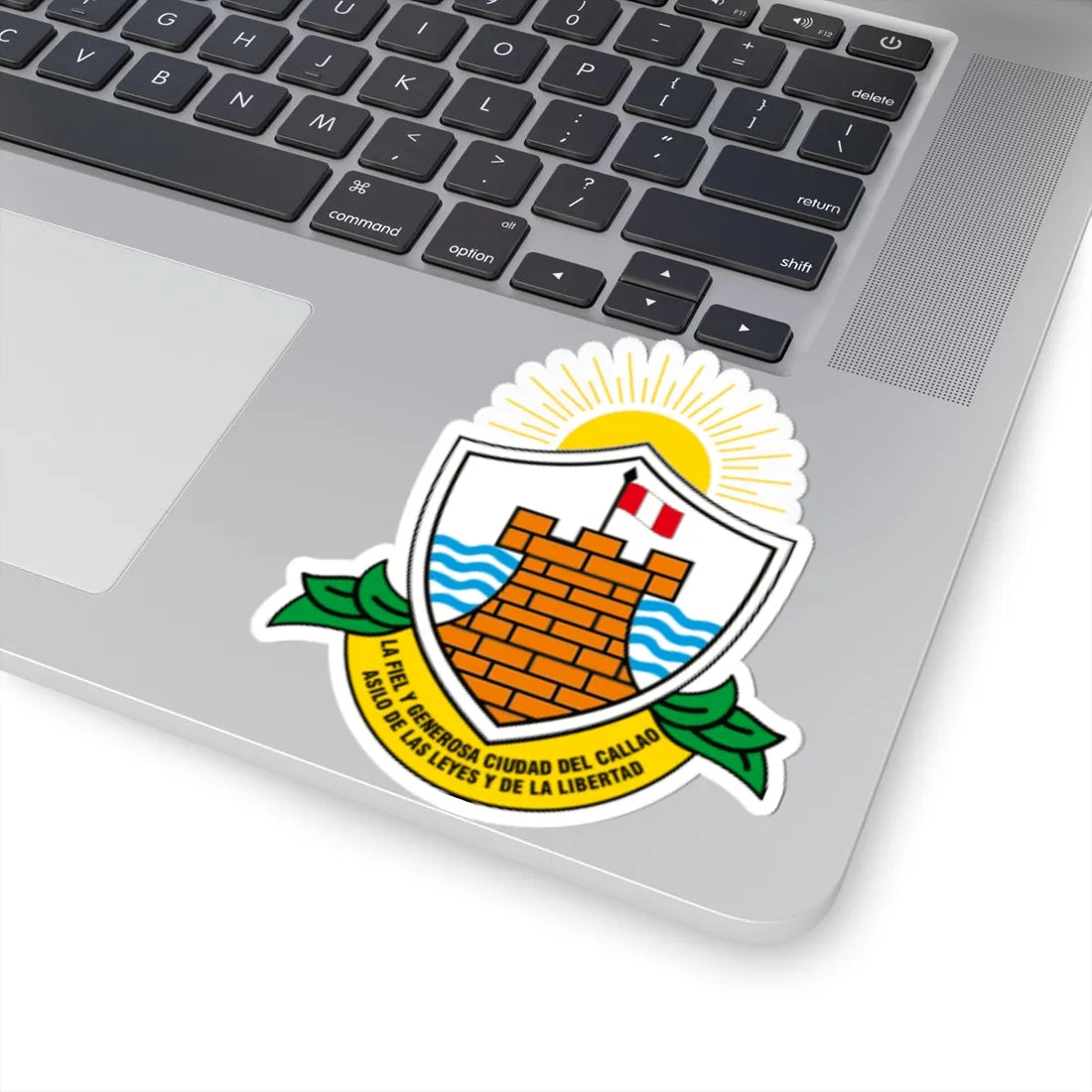 Escudo Callao (Peru) (Coat of Arms) STICKER Vinyl Kiss-Cut Decal - The Sticker Space