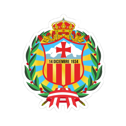 Escudo Carhuaz (Peru) (Coat of Arms) STICKER Vinyl Kiss-Cut Decal - The Sticker Space