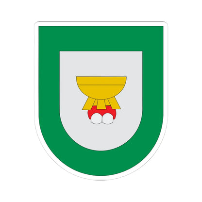 Escudo Caxhuacán (Mexico) (Coat of Arms) STICKER Vinyl Kiss-Cut Decal 4 Inch White - The Sticker Space