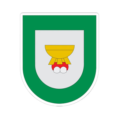 Escudo Caxhuacán (Mexico) (Coat of Arms) STICKER Vinyl Kiss-Cut Decal 6 Inch White - The Sticker Space