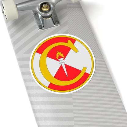 Escudo Centro de Educacion Militar-Colombia (Colombia) (Coat of Arms) STICKER Vinyl Kiss-Cut Decal - The Sticker Space