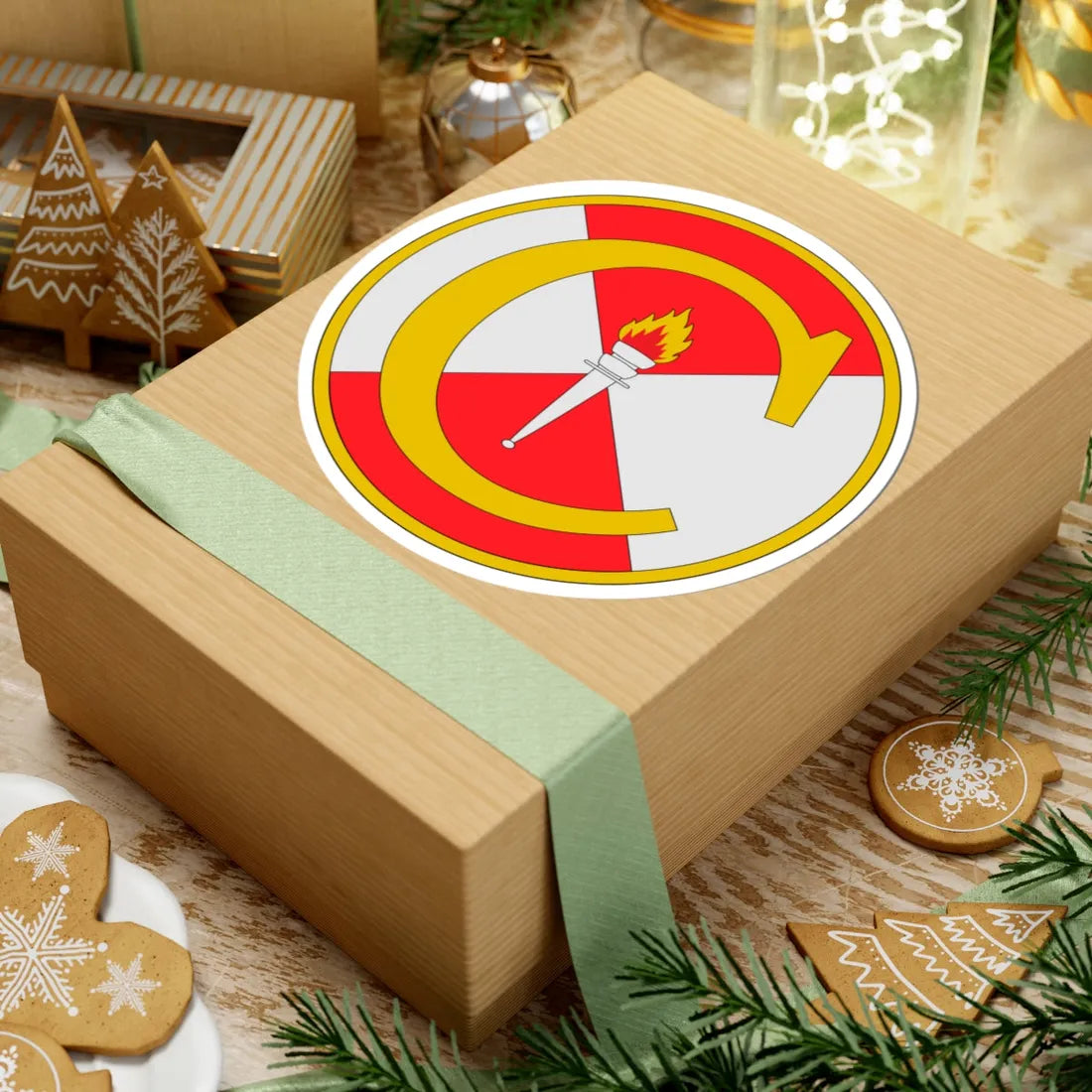 Escudo Centro de Educacion Militar-Colombia (Colombia) (Coat of Arms) STICKER Vinyl Kiss-Cut Decal - The Sticker Space