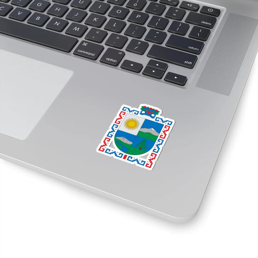 Escudo Chalchicomula de Sesma (Mexico) (Coat of Arms) STICKER Vinyl Kiss-Cut Decal - The Sticker Space