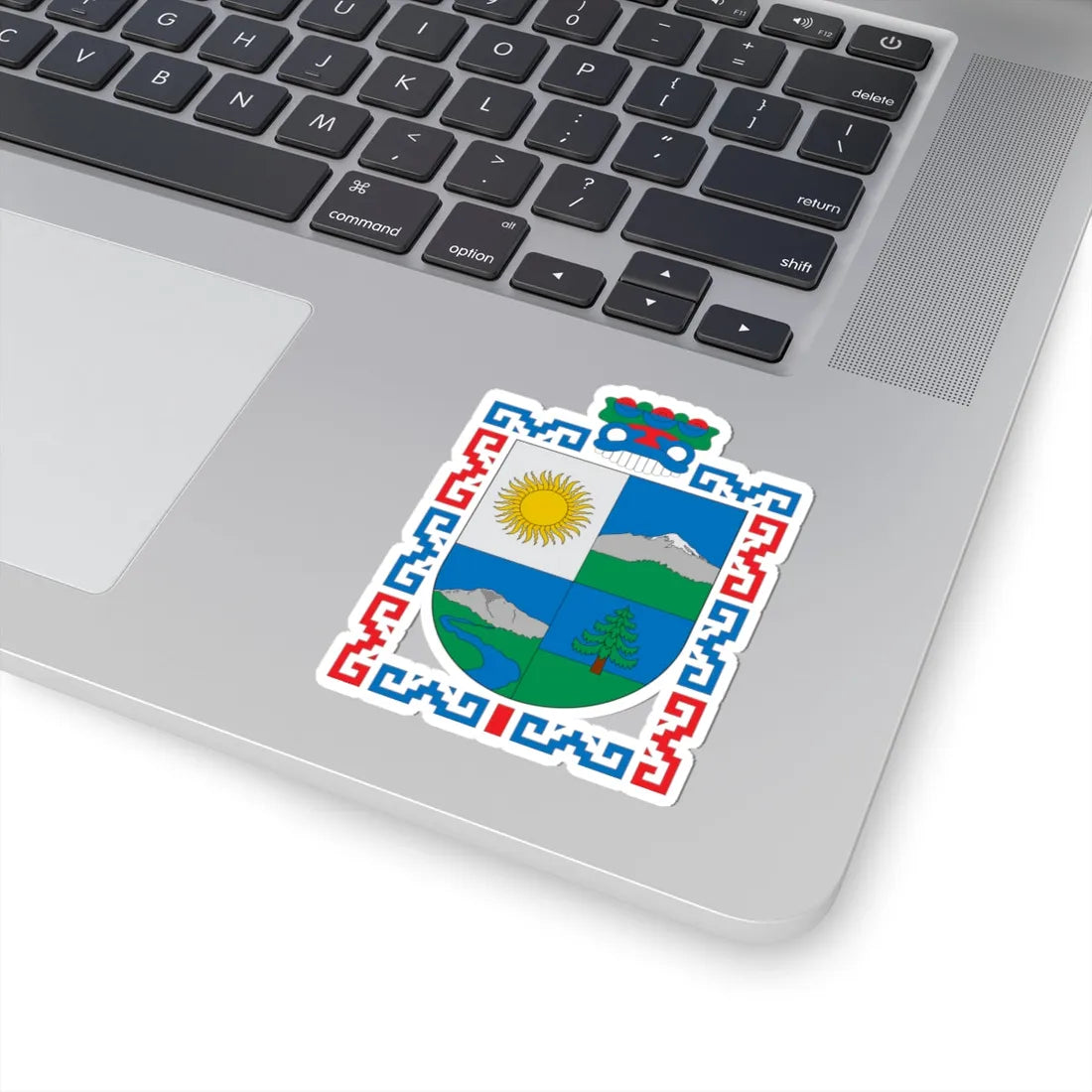 Escudo Chalchicomula de Sesma (Mexico) (Coat of Arms) STICKER Vinyl Kiss-Cut Decal - The Sticker Space