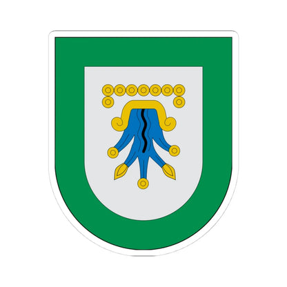 Escudo Chignahuapan (Mexico) (Coat of Arms) STICKER Vinyl Kiss-Cut Decal 4 Inch White - The Sticker Space