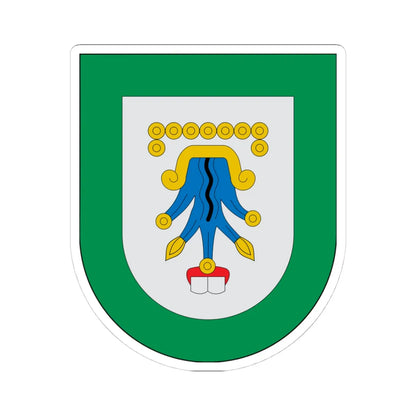 Escudo Chignautla (Mexico) (Coat of Arms) STICKER Vinyl Kiss-Cut Decal 4 Inch White - The Sticker Space