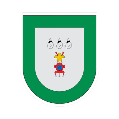 Escudo Chila de las Flores (Mexico) (Coat of Arms) STICKER Vinyl Kiss-Cut Decal 2 Inch White - The Sticker Space