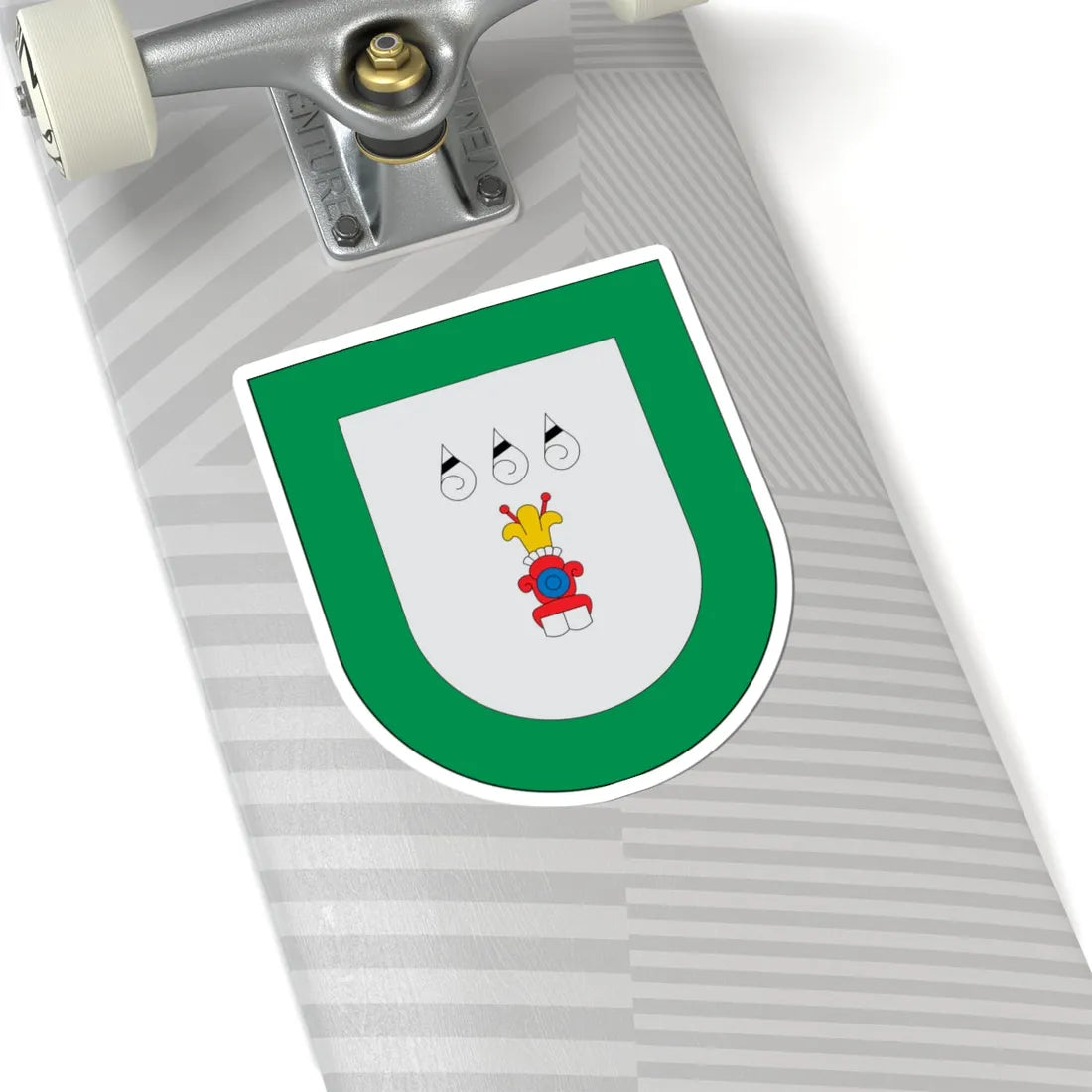 Escudo Chila de las Flores (Mexico) (Coat of Arms) STICKER Vinyl Kiss-Cut Decal - The Sticker Space