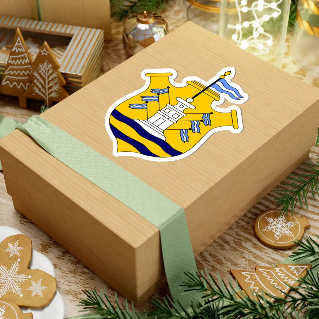 Escudo ciudad de cordoba argentina (Argentina) (Coat of Arms) STICKER Vinyl Kiss-Cut Decal - The Sticker Space