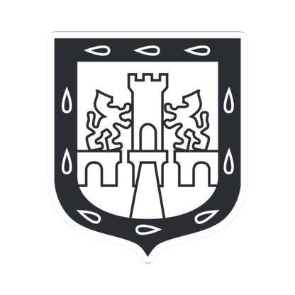 ESCUDO CIUDAD DE MEXICO (Costa Rica) (Coat of Arms) STICKER Vinyl Kiss-Cut Decal 2 Inch White - The Sticker Space
