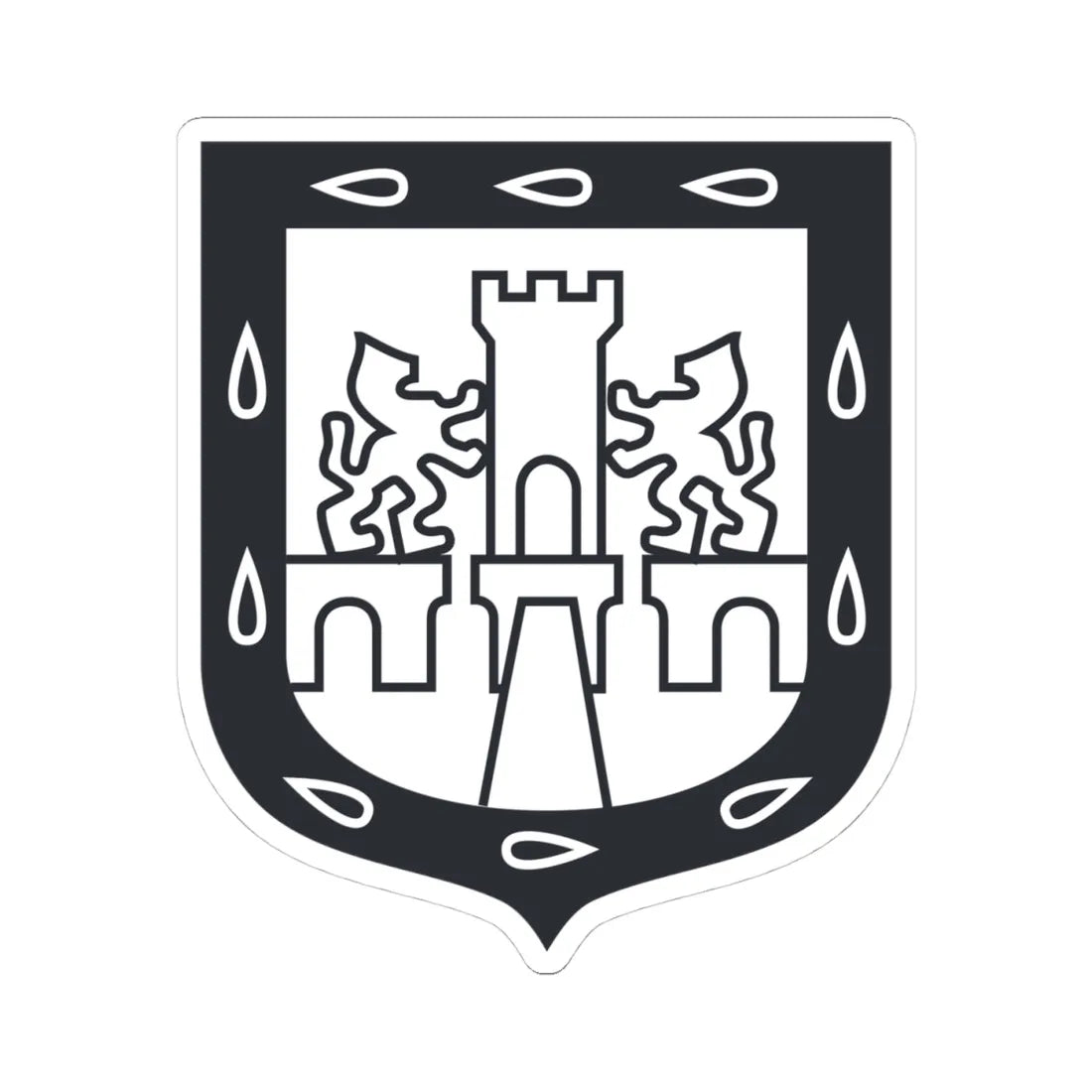 ESCUDO CIUDAD DE MEXICO (Costa Rica) (Coat of Arms) STICKER Vinyl Kiss-Cut Decal - The Sticker Space