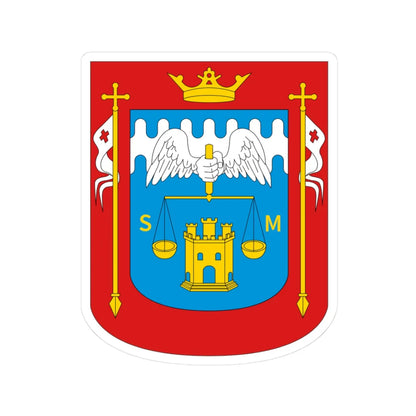 Escudo ciudad de Piura (Peru) (Coat of Arms) STICKER Vinyl Kiss-Cut Decal 3 Inch White - The Sticker Space