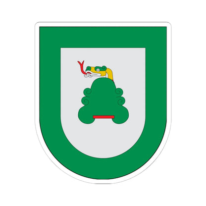 Escudo Coatepec (Mexico) (Coat of Arms) STICKER Vinyl Kiss-Cut Decal 6 Inch White - The Sticker Space