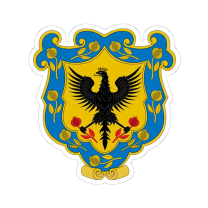 Escudo Colonial de Bogotá (Colombia) (Coat of Arms) STICKER Vinyl Kiss-Cut Decal 6 Inch White - The Sticker Space