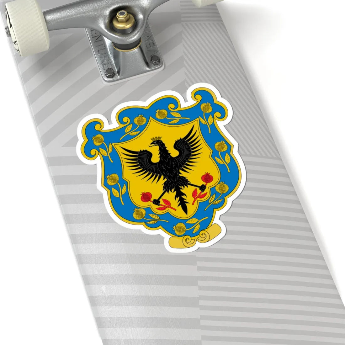 Escudo Colonial de Bogotá (Colombia) (Coat of Arms) STICKER Vinyl Kiss-Cut Decal - The Sticker Space