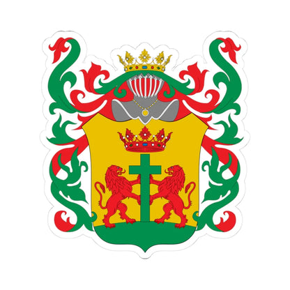 Escudo colonial de Cartagena de Indias (Colombia) (Coat of Arms) STICKER Vinyl Kiss-Cut Decal 3 Inch White - The Sticker Space