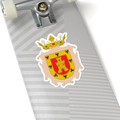 Escudo Colonial de Cuzco (Peru) (Coat of Arms) STICKER Vinyl Kiss-Cut Decal - The Sticker Space