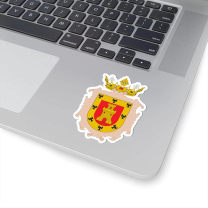 Escudo Colonial de Cuzco (Peru) (Coat of Arms) STICKER Vinyl Kiss-Cut Decal - The Sticker Space
