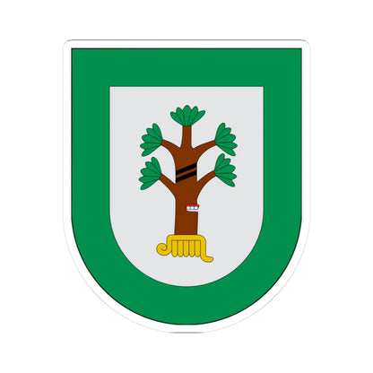 Escudo Cuapiaxtla de Madero (Mexico) (Coat of Arms) STICKER Vinyl Kiss-Cut Decal 3 Inch White - The Sticker Space