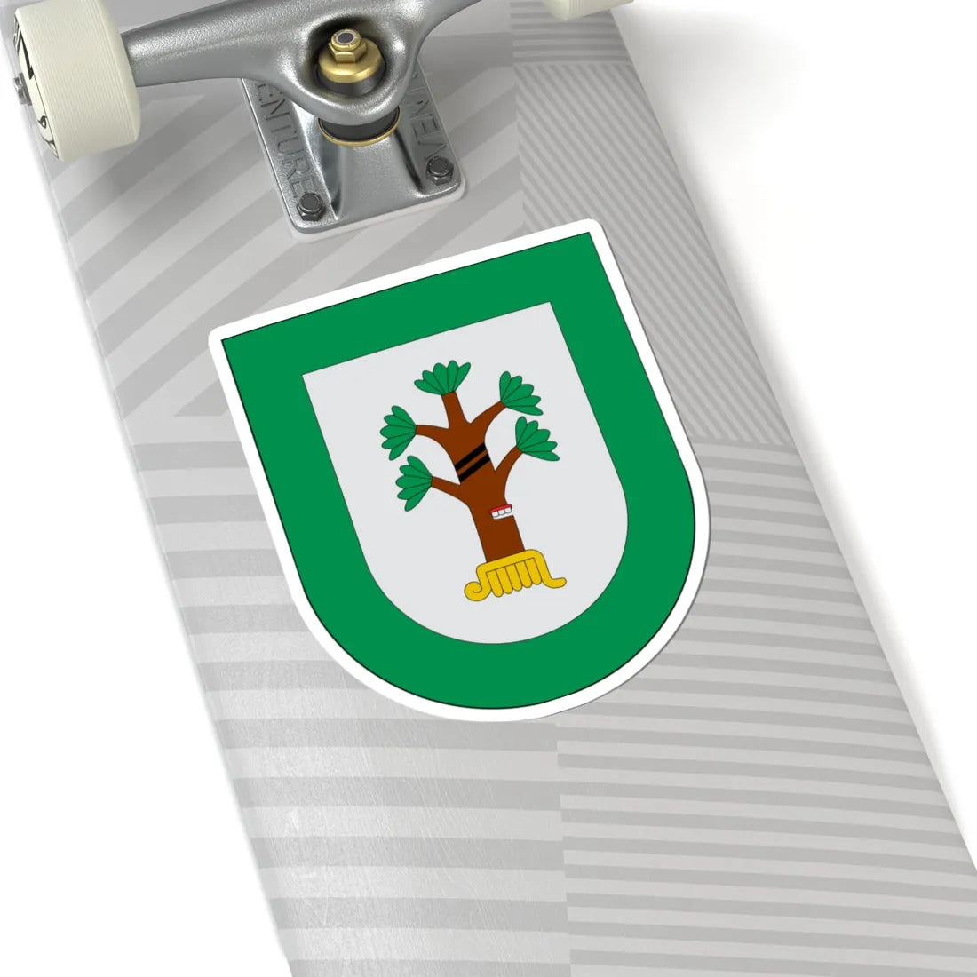 Escudo Cuapiaxtla de Madero (Mexico) (Coat of Arms) STICKER Vinyl Kiss-Cut Decal - The Sticker Space