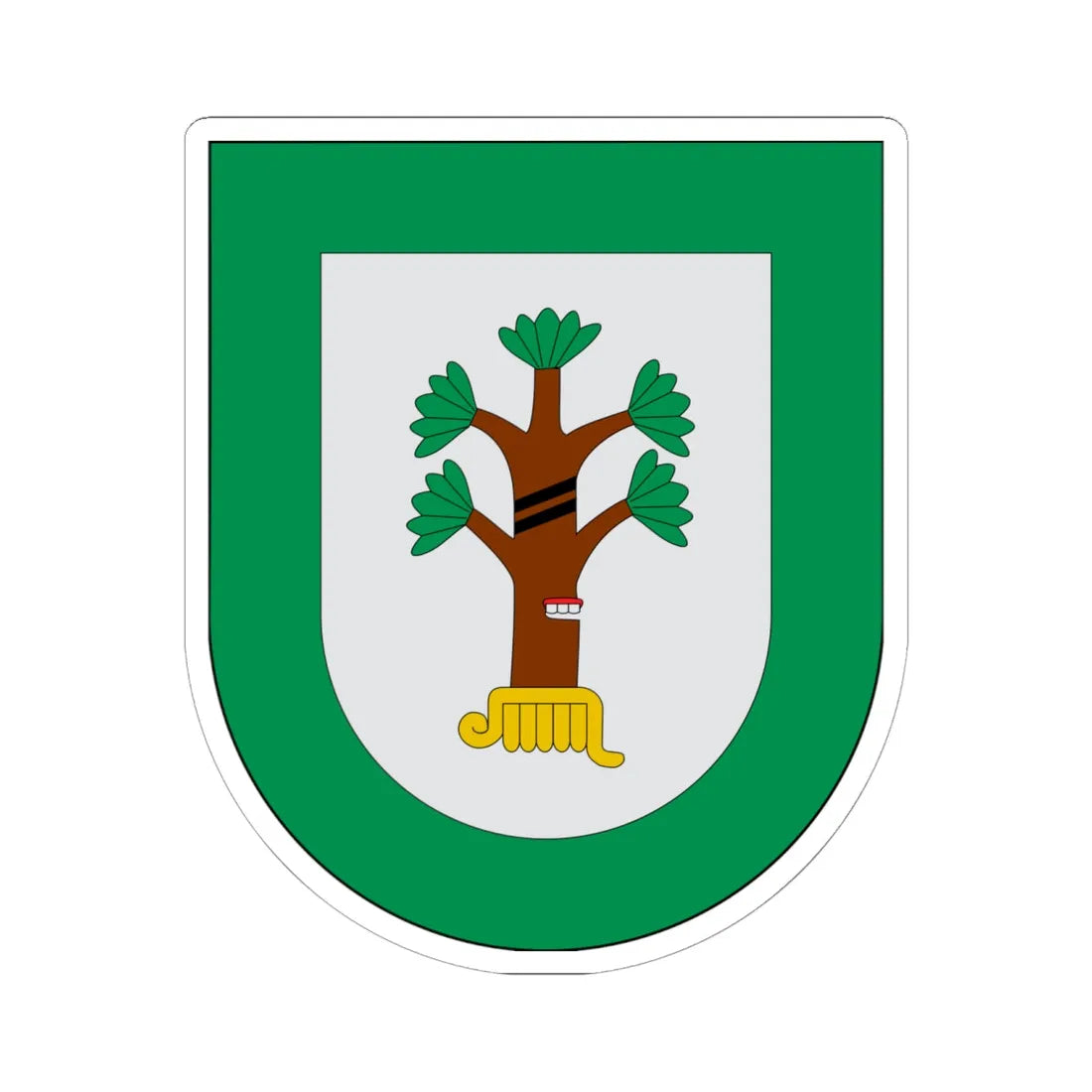 Escudo Cuapiaxtla de Madero (Mexico) (Coat of Arms) STICKER Vinyl Kiss-Cut Decal - The Sticker Space