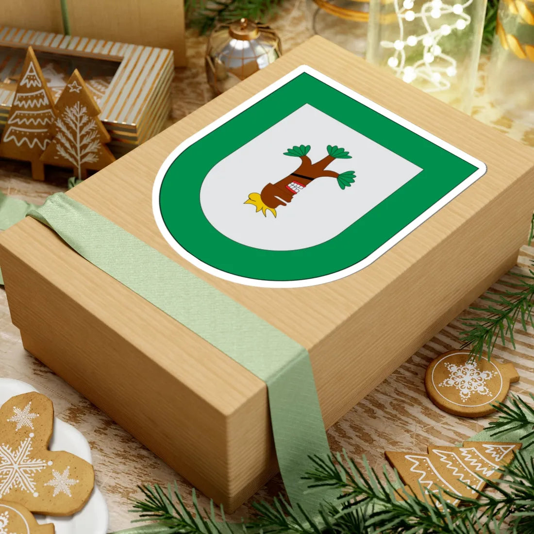 Escudo Cuautempan (Mexico) (Coat of Arms) STICKER Vinyl Kiss-Cut Decal - The Sticker Space