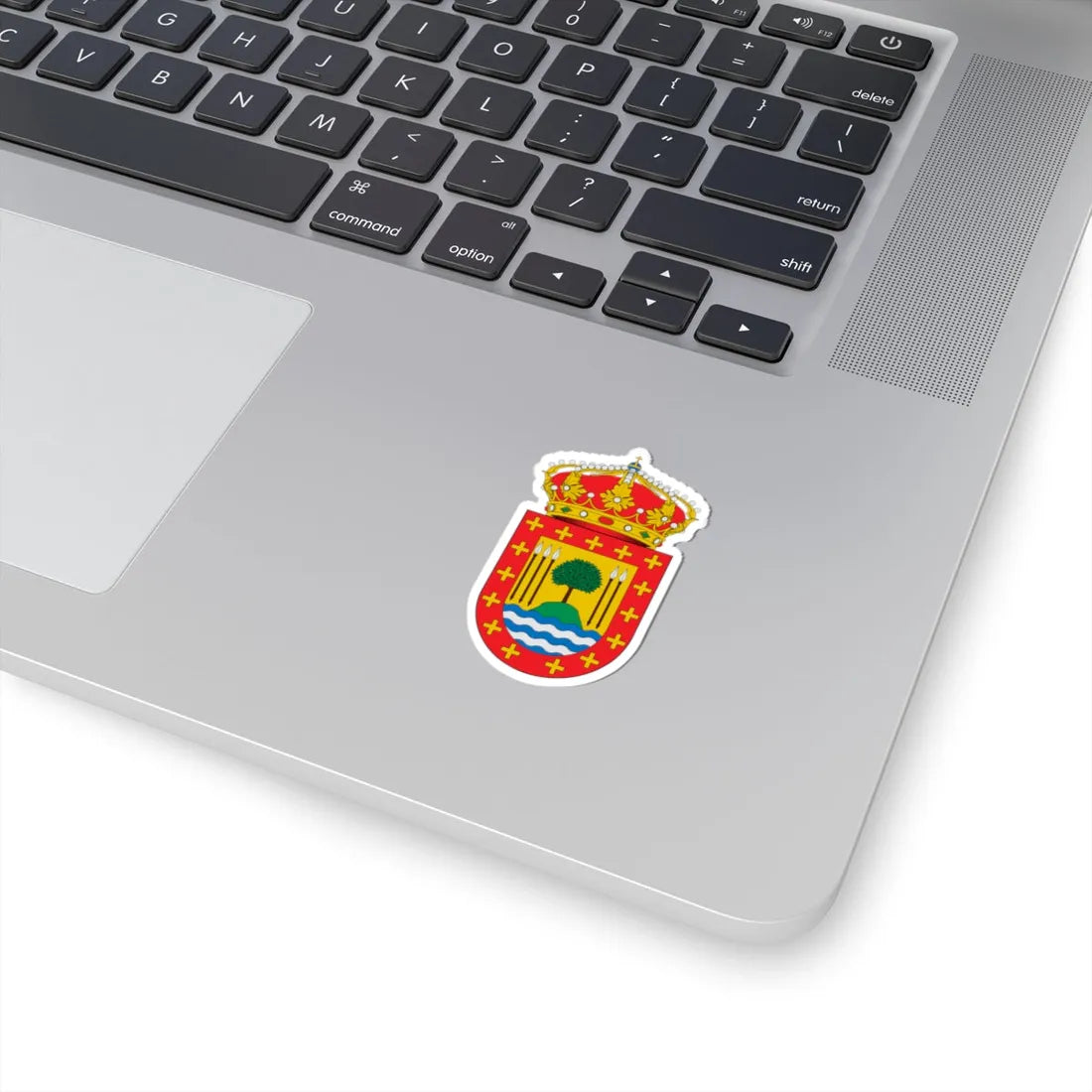Escudo de A Baña (Spain) (Coat of Arms) STICKER Vinyl Kiss-Cut Decal - The Sticker Space