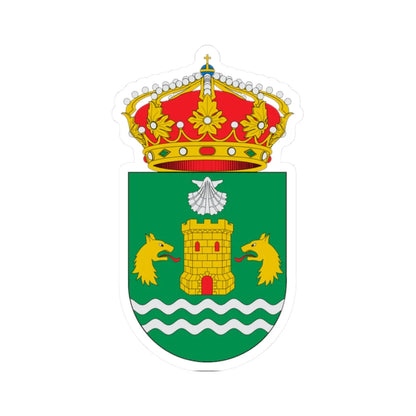 Escudo de A Fonsagrada (Spain) (Coat of Arms) STICKER Vinyl Kiss-Cut Decal 2 Inch White - The Sticker Space