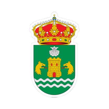 Escudo de A Fonsagrada (Spain) (Coat of Arms) STICKER Vinyl Kiss-Cut Decal 3 Inch White - The Sticker Space