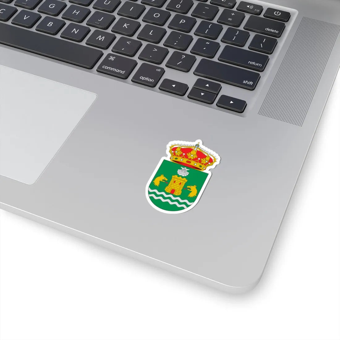 Escudo de A Fonsagrada (Spain) (Coat of Arms) STICKER Vinyl Kiss-Cut Decal - The Sticker Space
