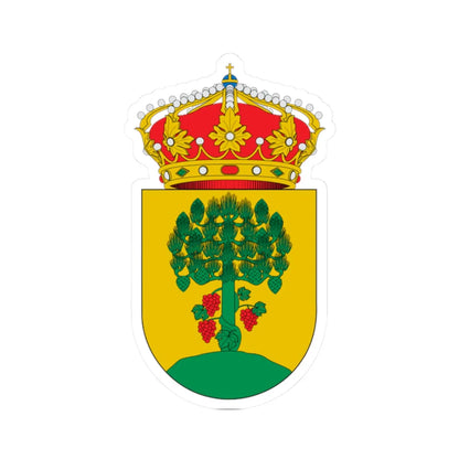 Escudo de A Pobra do Brollón (Spain) (Coat of Arms) STICKER Vinyl Kiss-Cut Decal 2 Inch White - The Sticker Space