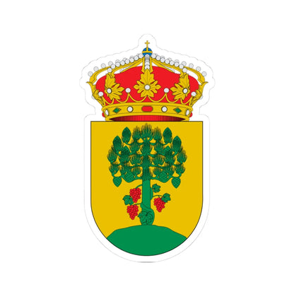 Escudo de A Pobra do Brollón (Spain) (Coat of Arms) STICKER Vinyl Kiss-Cut Decal 3 Inch White - The Sticker Space